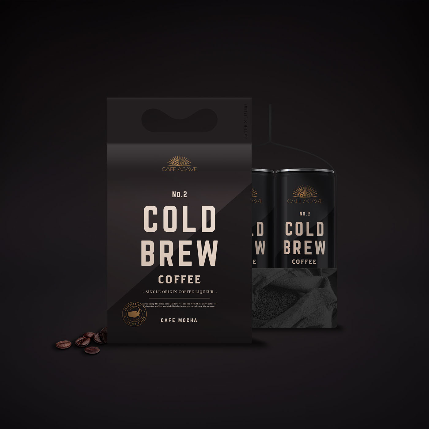 Cold Brew Coffee package design 