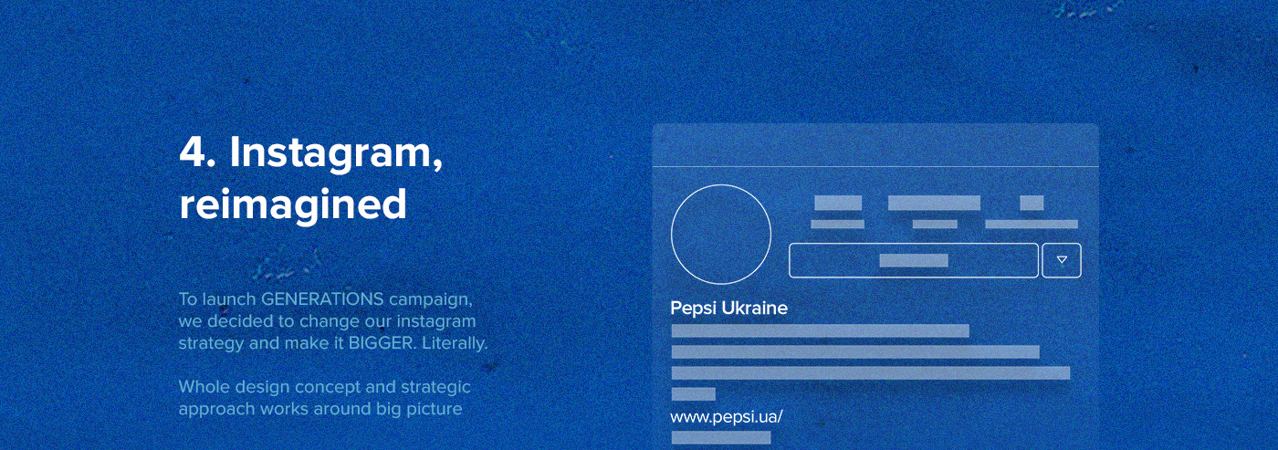 graphic design  pepsi Generations Web Design  instagram facebook canvas ukraine collage SMM
