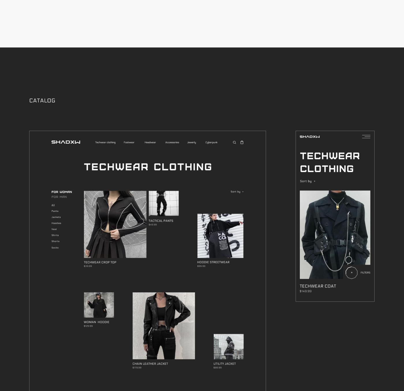 Ecommerce Fashion  online store shop UI UI/UX user interface Web Design  Website e-commerce