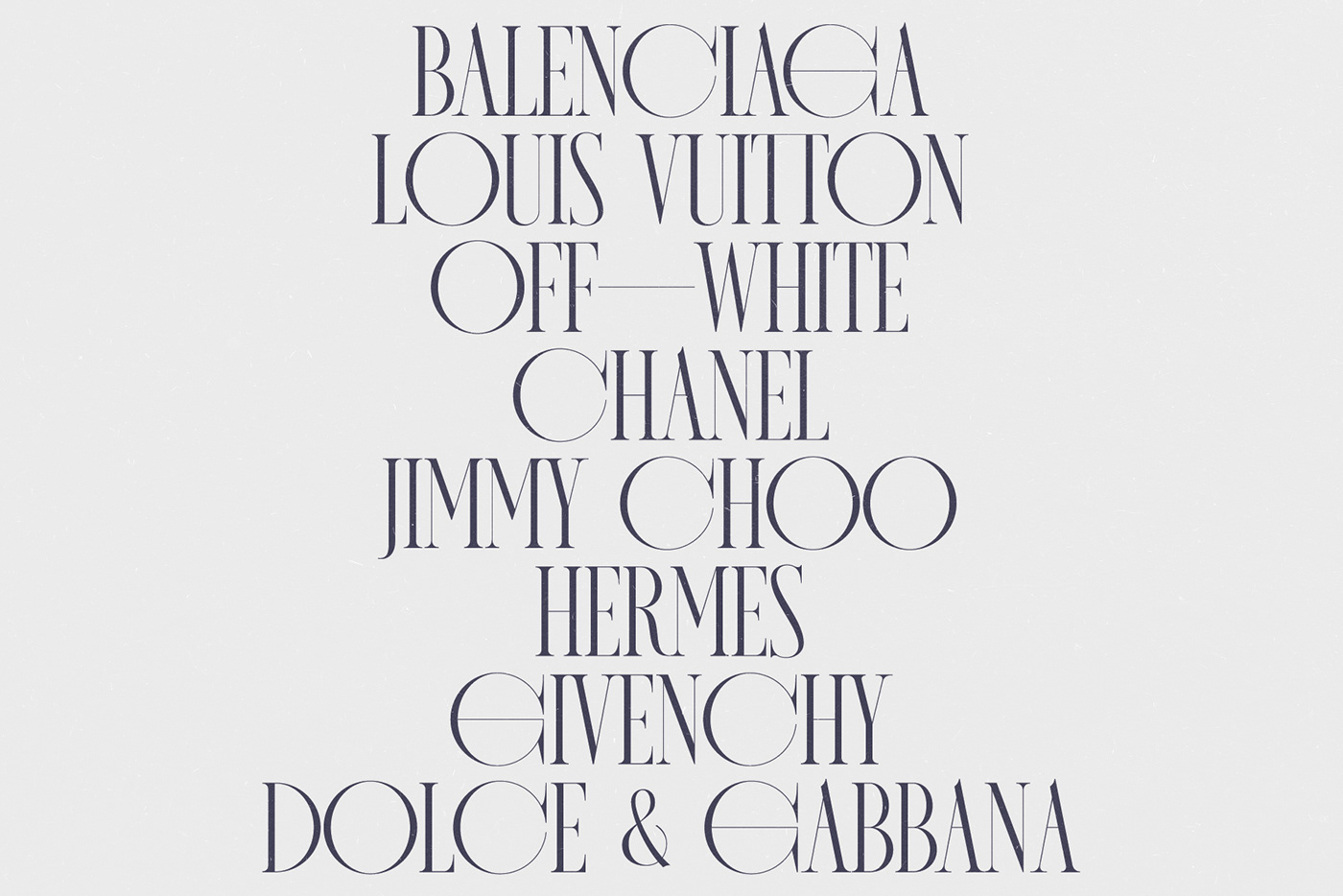 chanel Fashion  font logo Louis vuitton luxury Typeface typography   Unique Font 