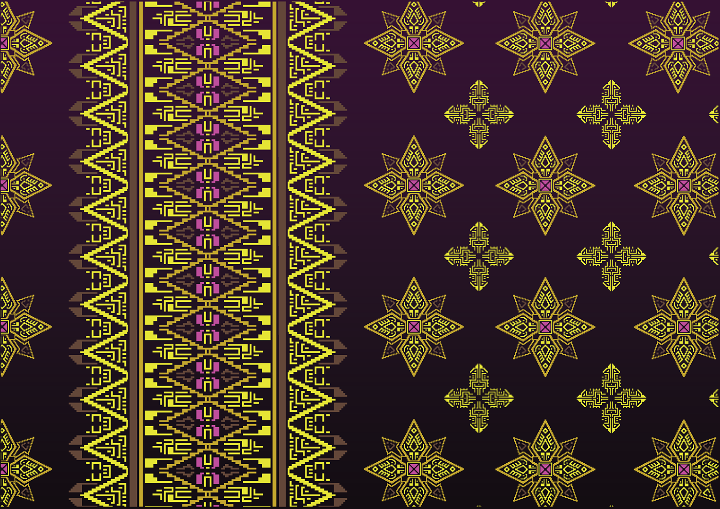 Typography Songket Design  on Behance