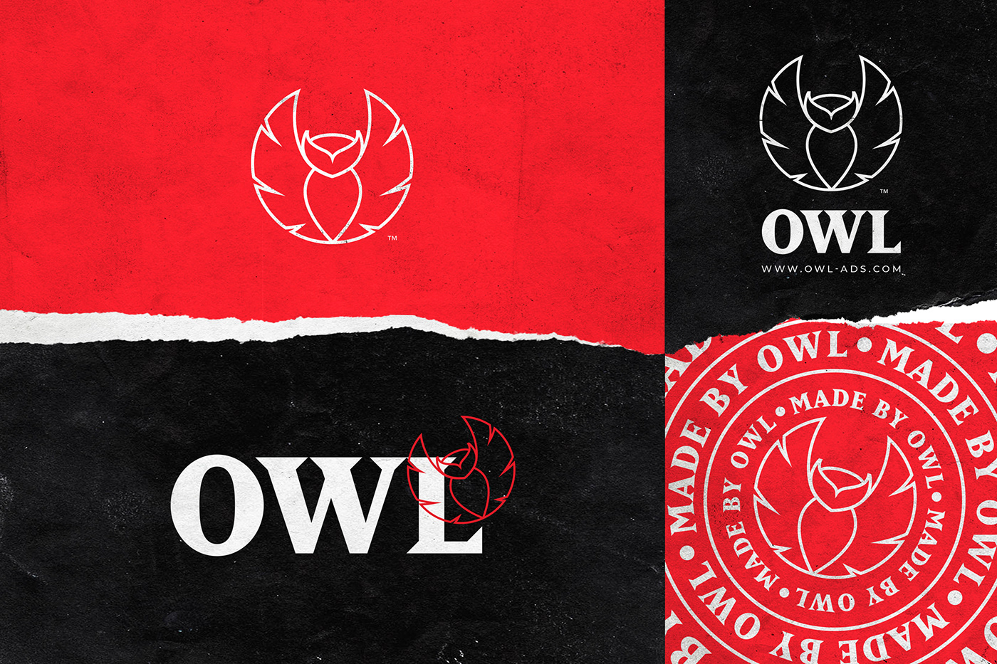 agency art best branding  design dubai logo owl Brutalism egypt