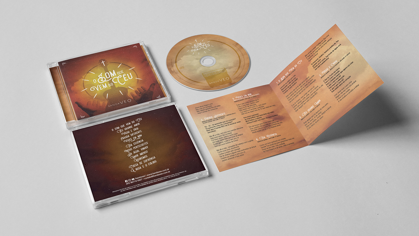 cd Católica musica design design gráfico banda projeto gráfico