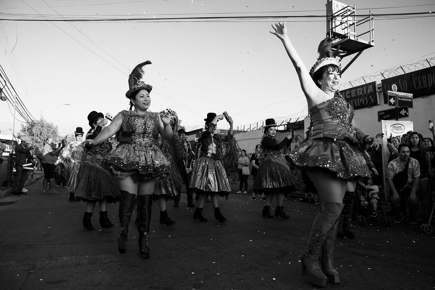black and white Photography  street photography Carnaval acrobat carnaval photography circus photography