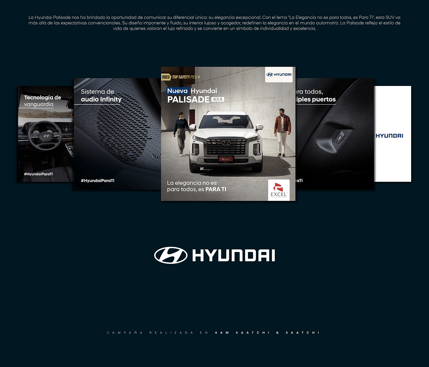 Hyundai campañas suv palisade diseño Campañas publicitarias Hyundai Palisade