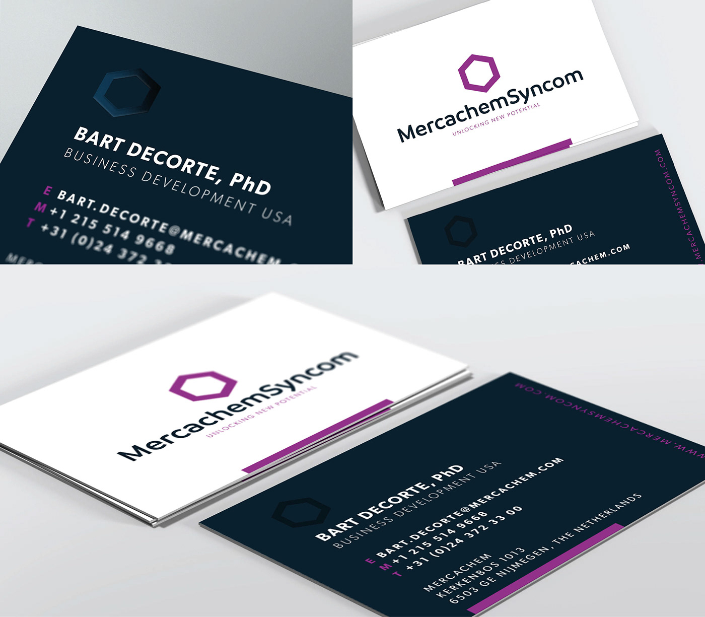 Mercachem syncom mercachemsyncom Pharma chemical discovery branding  stationary Webdesign