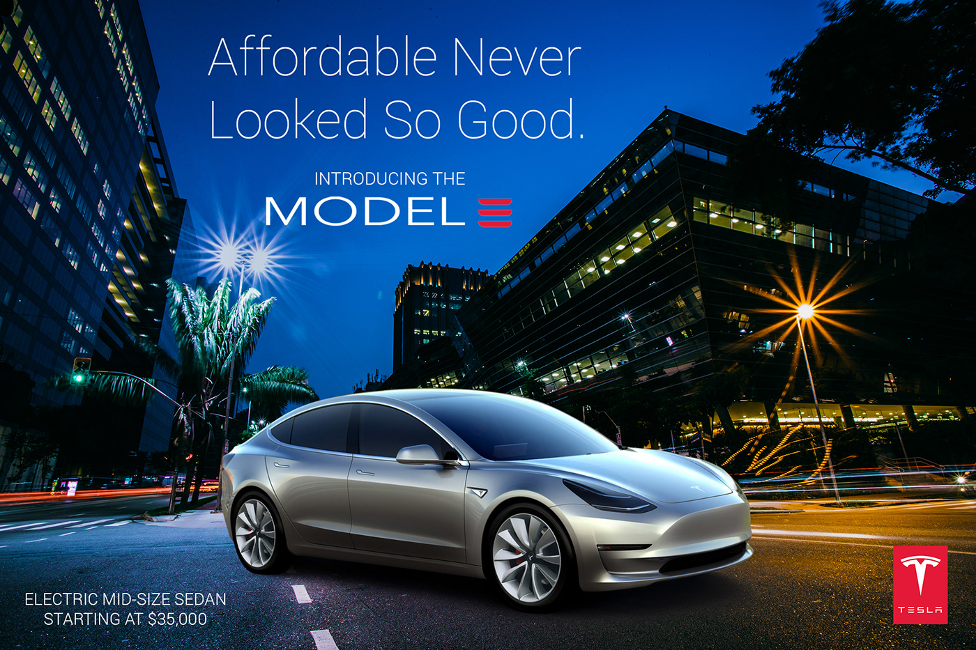 Tesla Model 3 Ad Campaign
