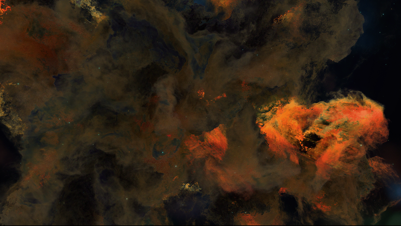 3D c4d cloud fire nebula redshift SKY smoke tfd universe
