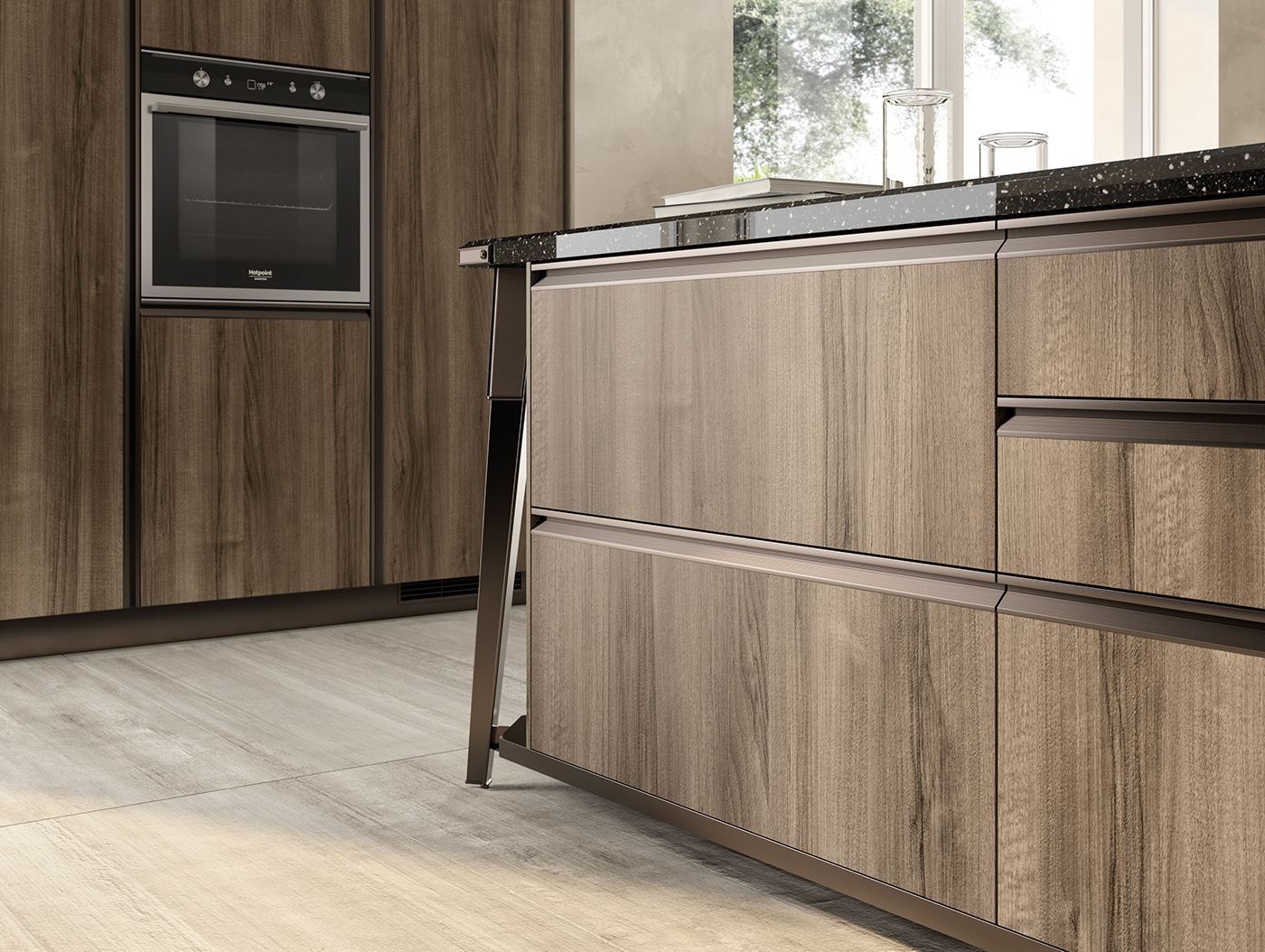 Behance design Diesel industrial Interior kitchen maverickrender new 2020 rendering studio podrini