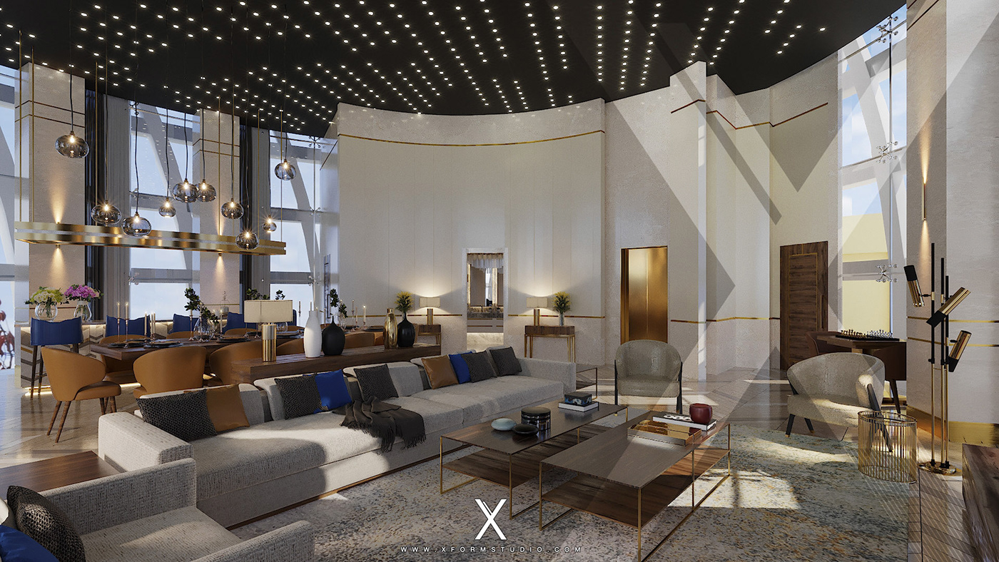lounge cafe resturant new modern luxury Qatar Comport