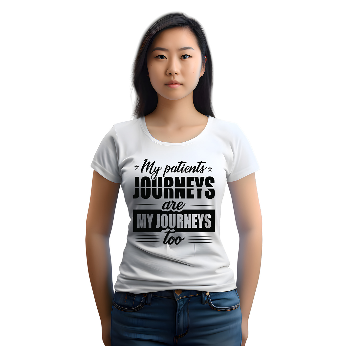 My-Patients-Journeys-are-My-Journeys-Too Typography T-Shirt Design