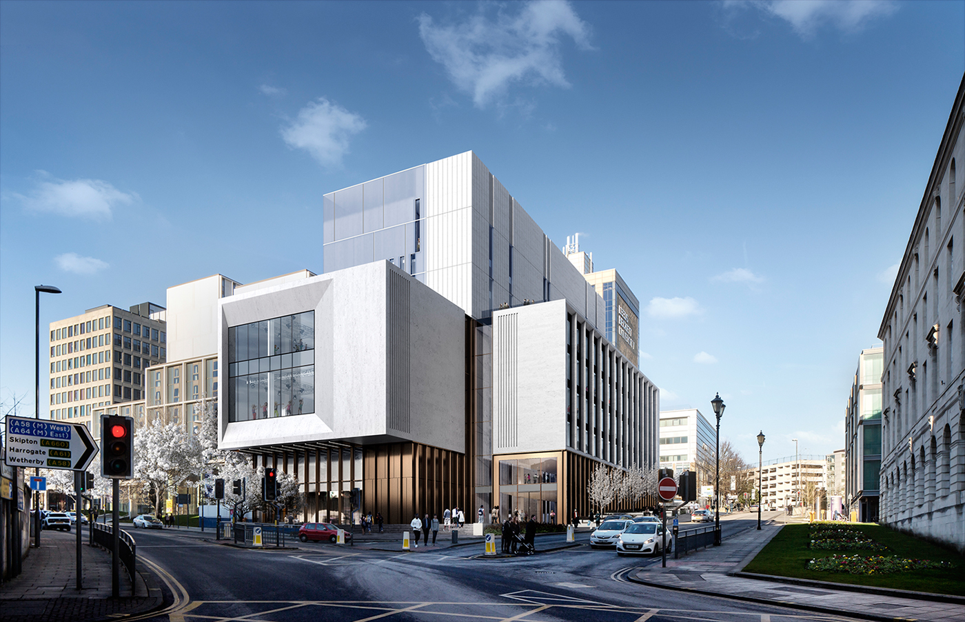 Leeds Beckett University - Creative Arts Building CGI on Behance