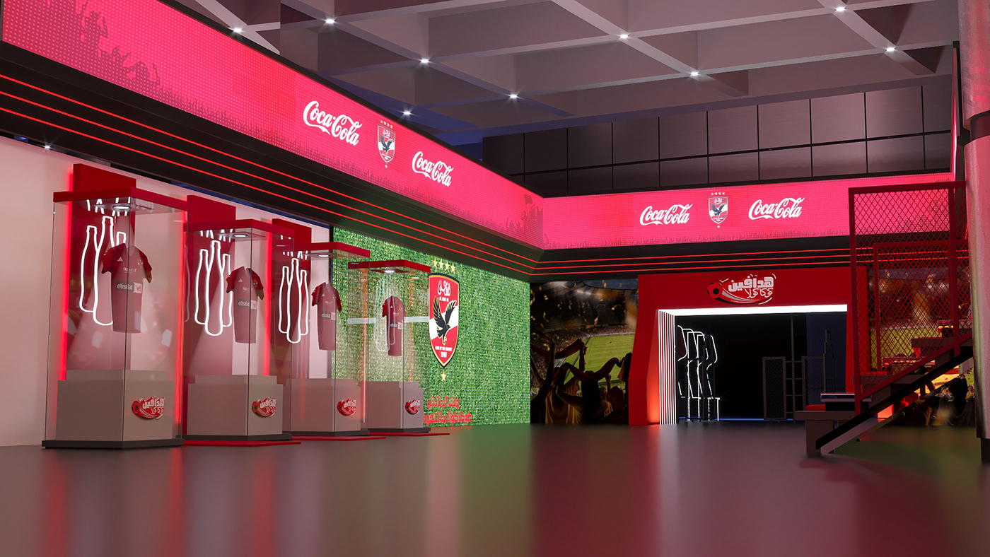 Events setdesign ArtDirection 3D corona party Event festival cocacola Coca-Cola