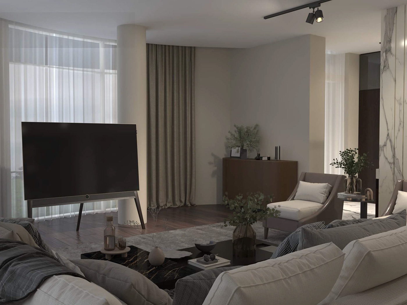 design 3ds max Render modern vray corona artdeco room bedroom interior design 