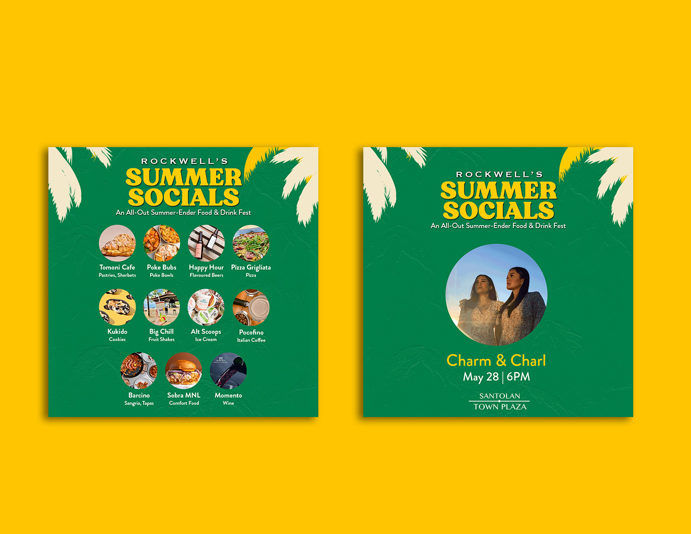 advertisement Advertising  branding  newsletter print design  Print Media Social media post summer Summer party