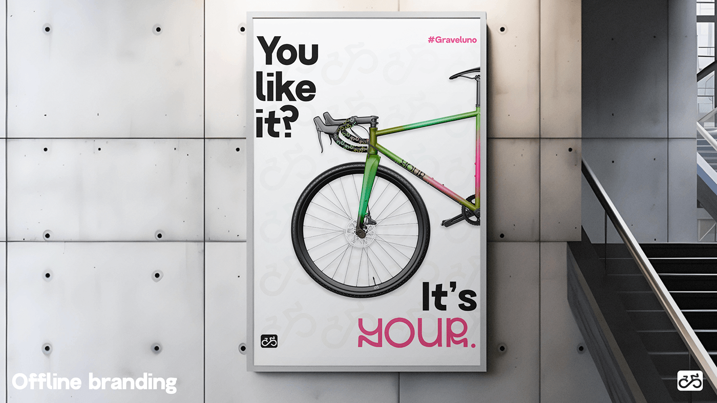 branding  brand identity Logo Design design bike design Bicycle campagna sociale sensibilizzazione manifesto poster