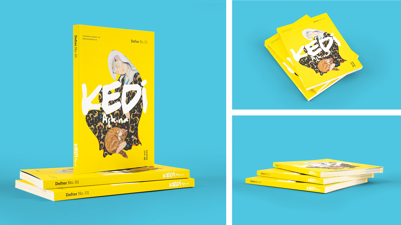 cover design Desktop Publishing For Cat’s Sake graphic design  islamic art JahongIr Ashurov mınıature notebook desıgn pirint design