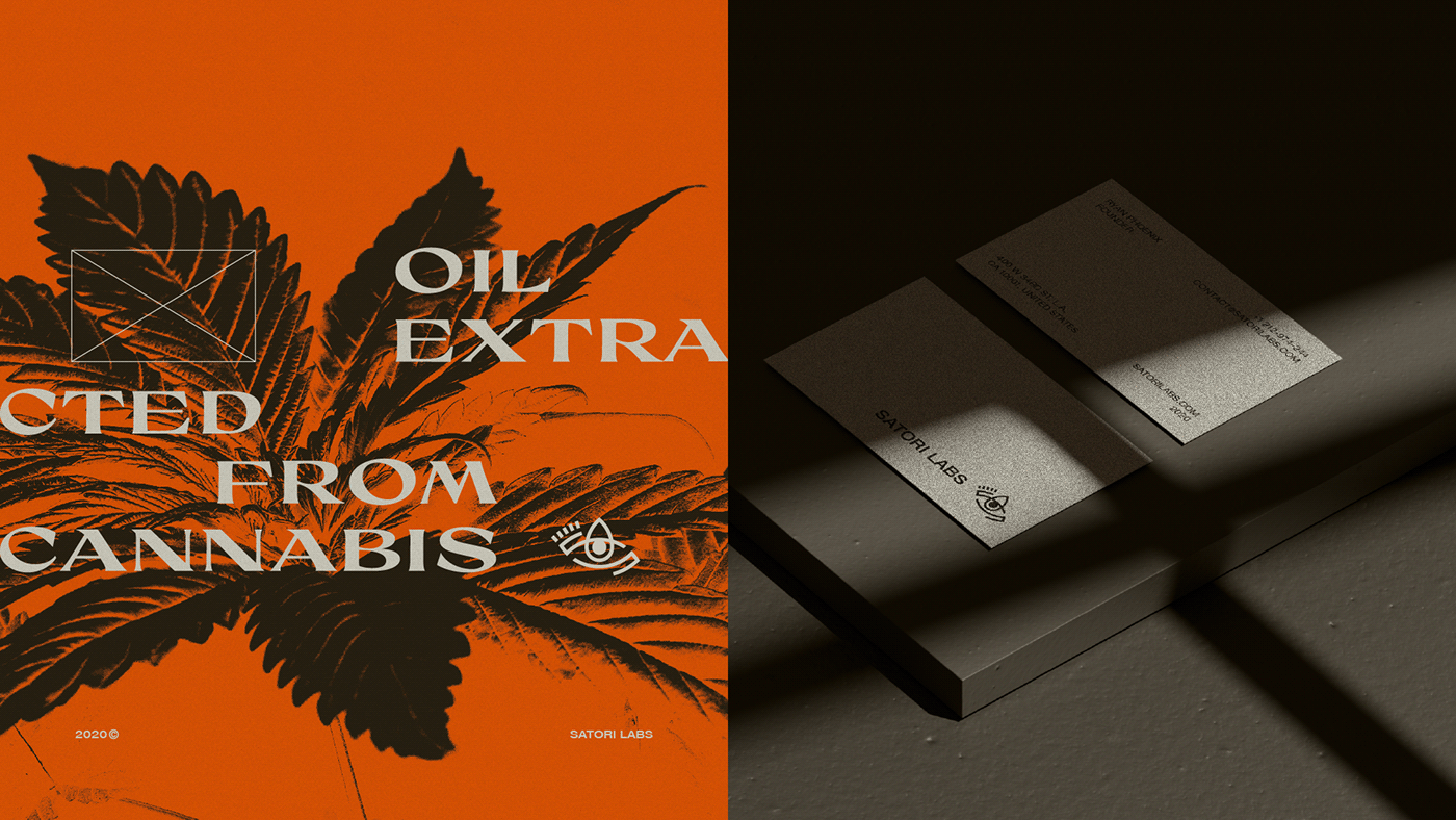 brand cannabis lab logo visual identity design brand identity package Packaging Logo Design