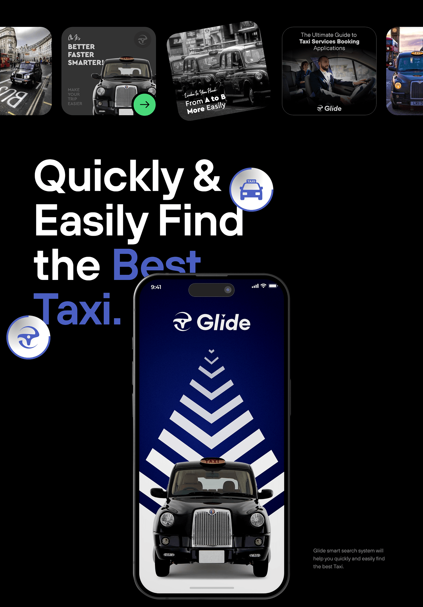 Mobile app taxi app taxi driver uiux Case Study branding  Logo Design app design taxi Taxi Booking App