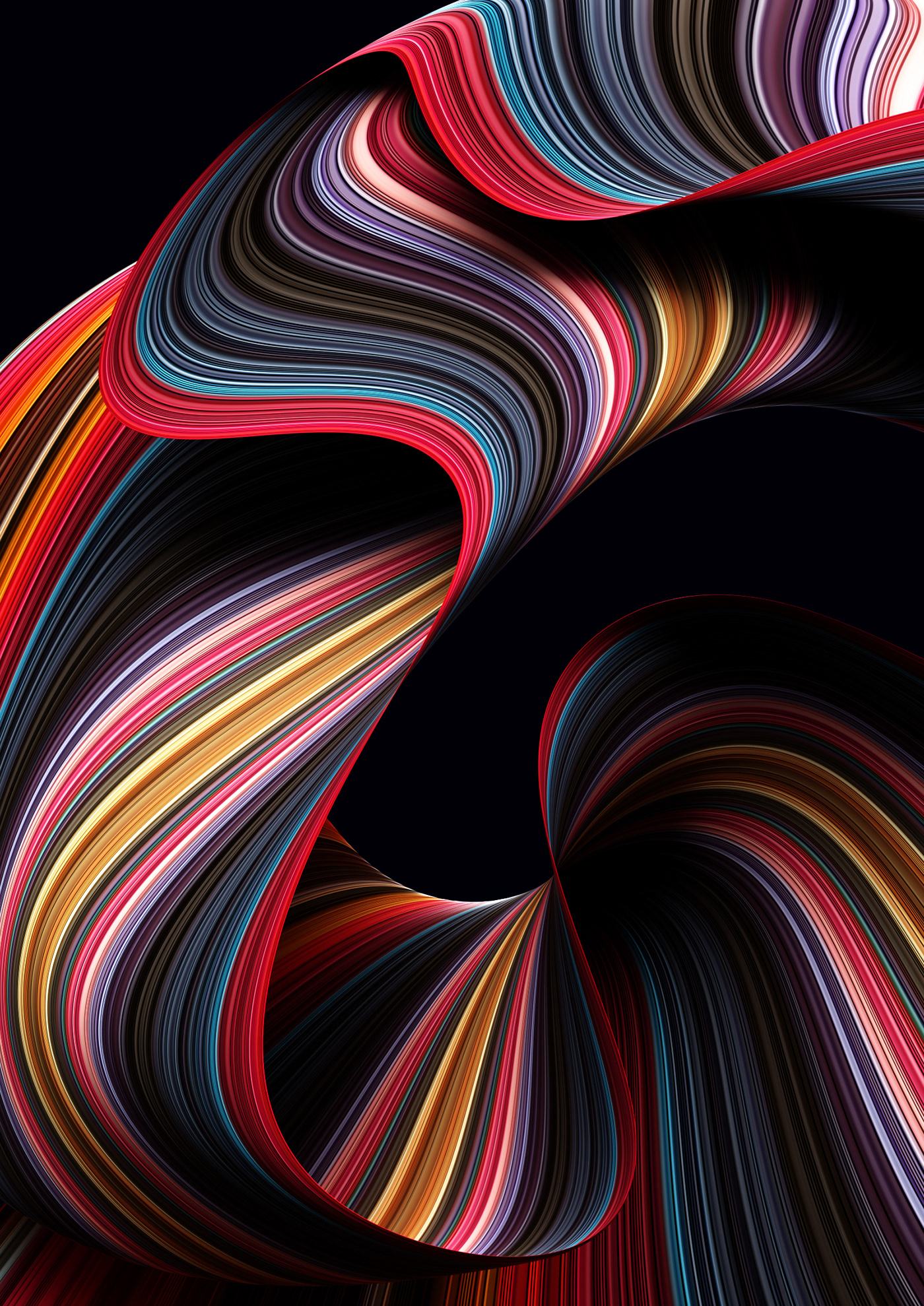 Colourful  fast flow movement simple speed Technology abstract lines luxury