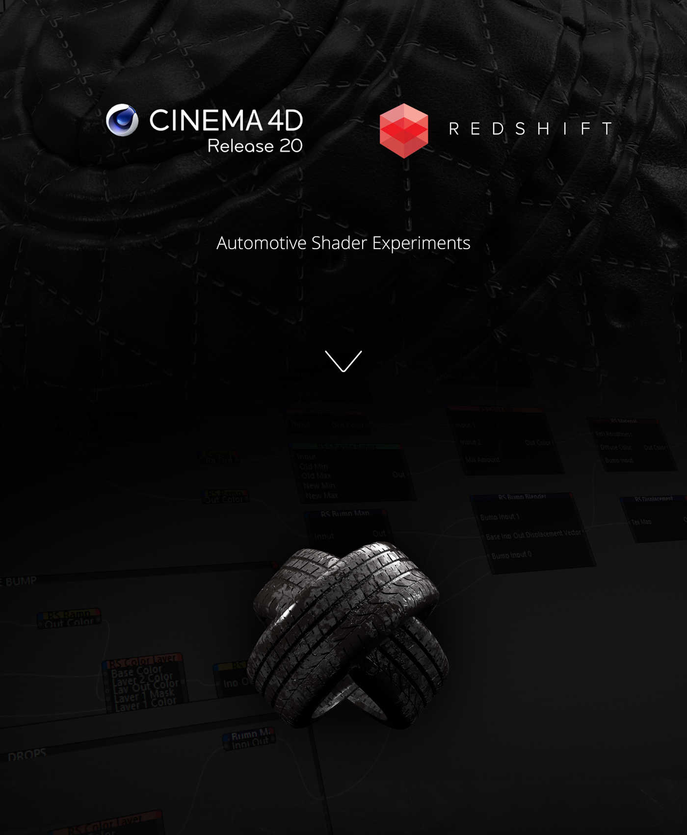 car shader automotive   cinema4d Render material 3D carpaint leather flakes