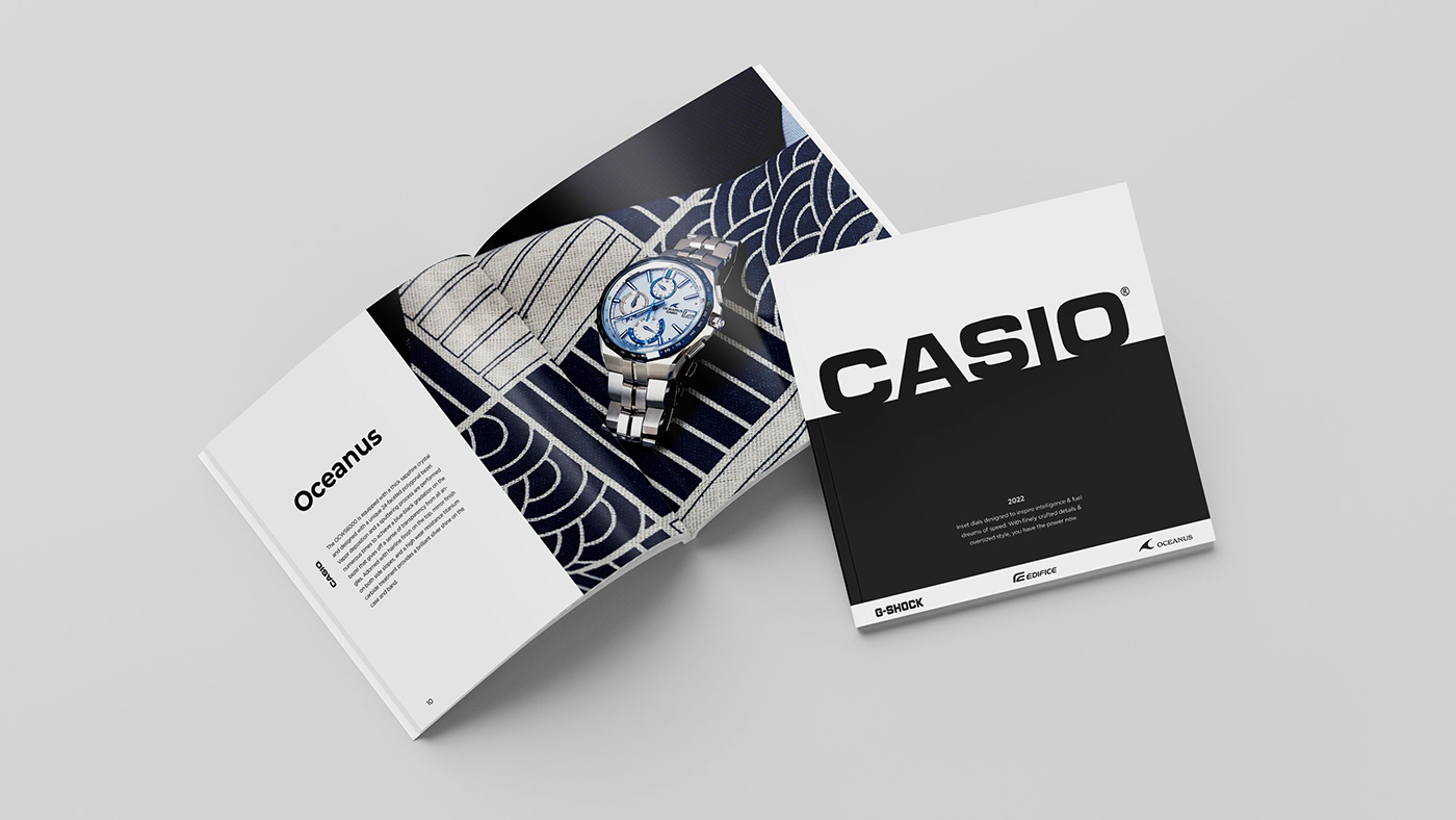 brochure catalog design editorial Layout luxury magazine print typography   watch