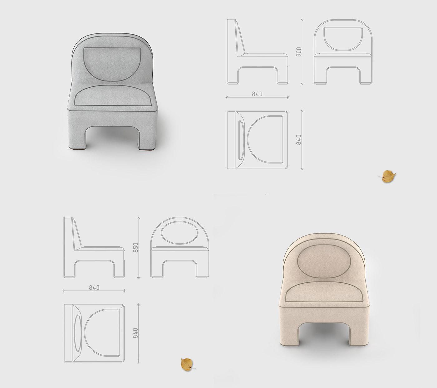 furniture design product contemporary modern armchair chair Behance