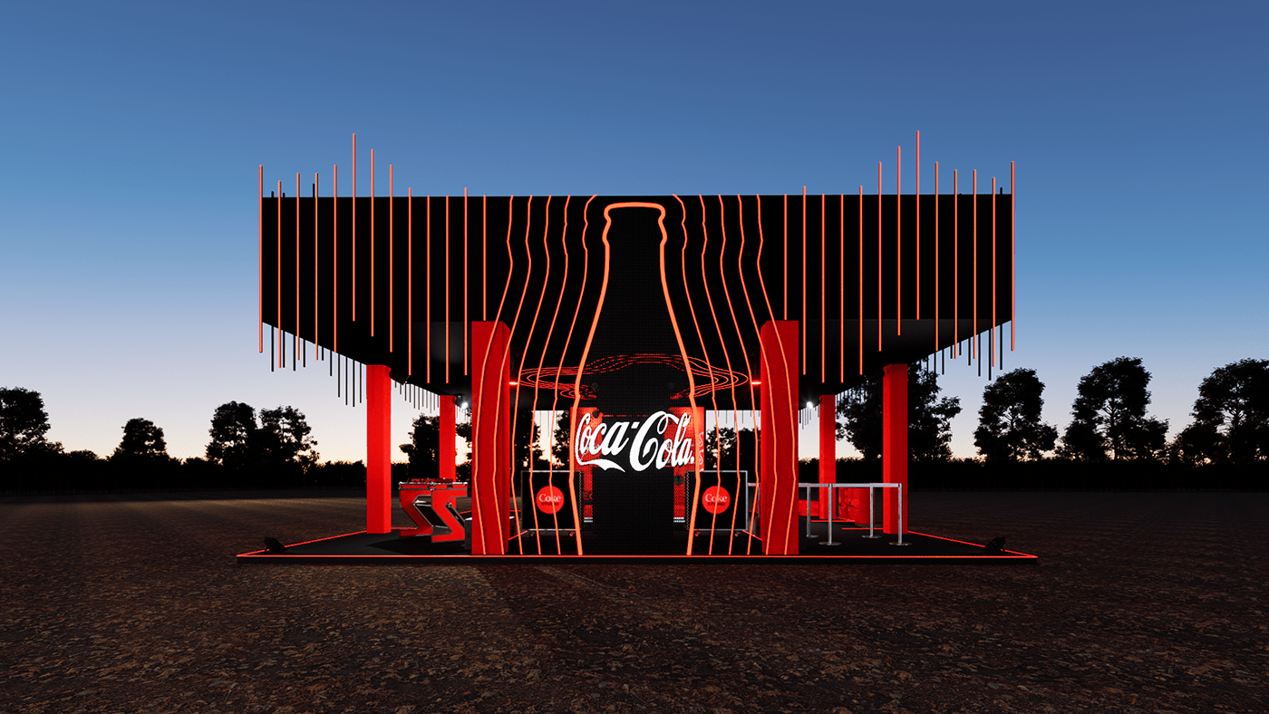 cocacola coke studio festival musica music Stand estande Evento Ativação de marca brand experience