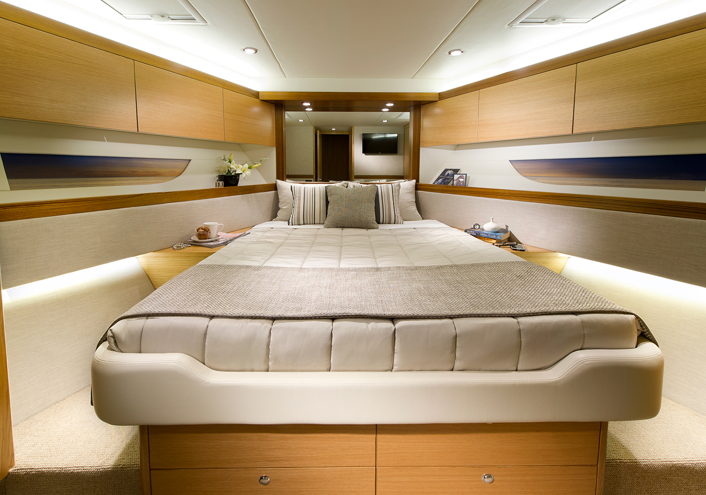 marine Interior 3D fit out design cabinetry boat Motor Yacht yacht
