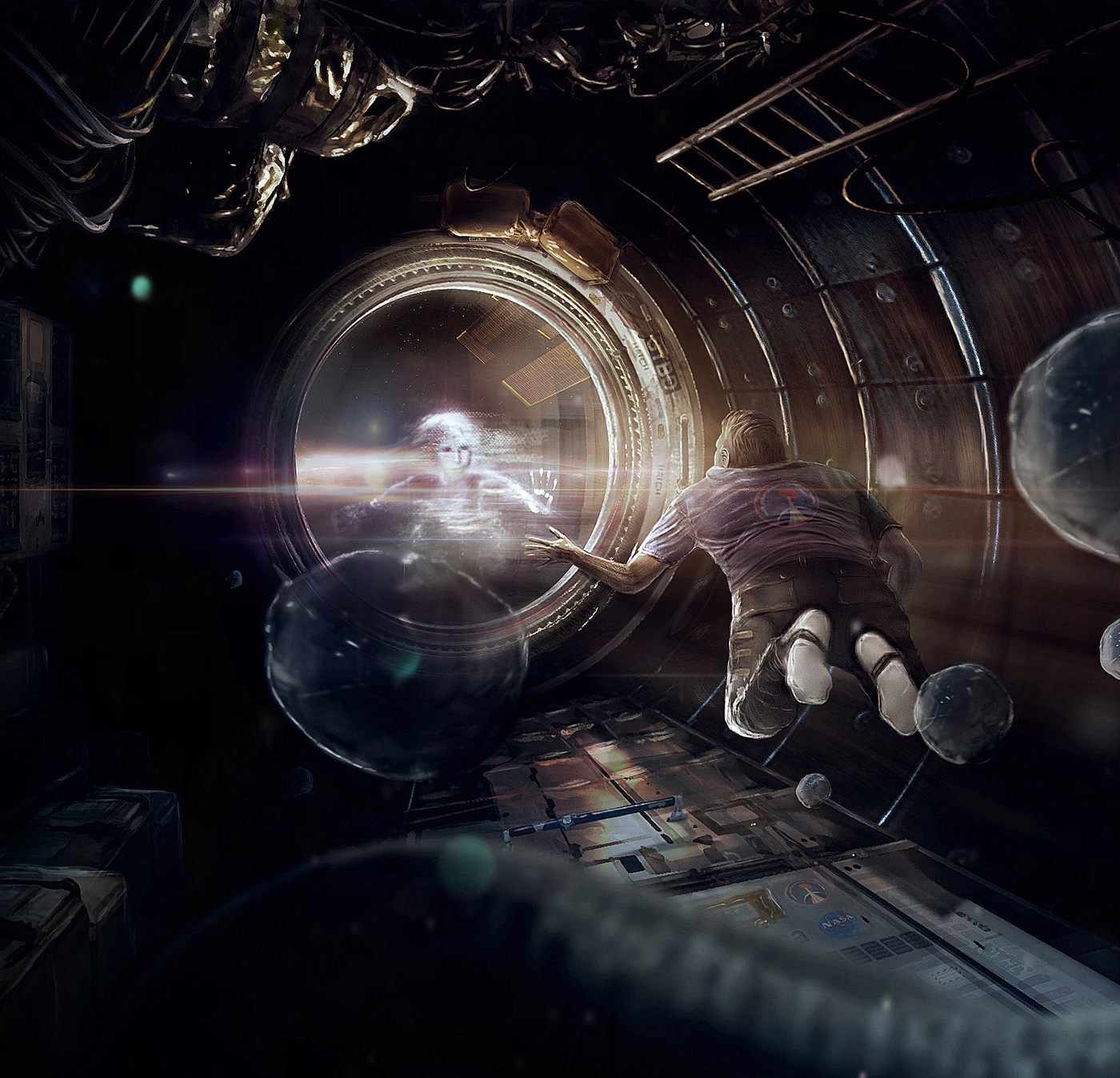 alien art astronaut concept fantasy life mars siren Space  welcoming