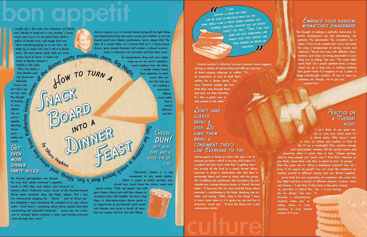 BON APPETIT magazine editorial design  InDesign Magazine design print Layout