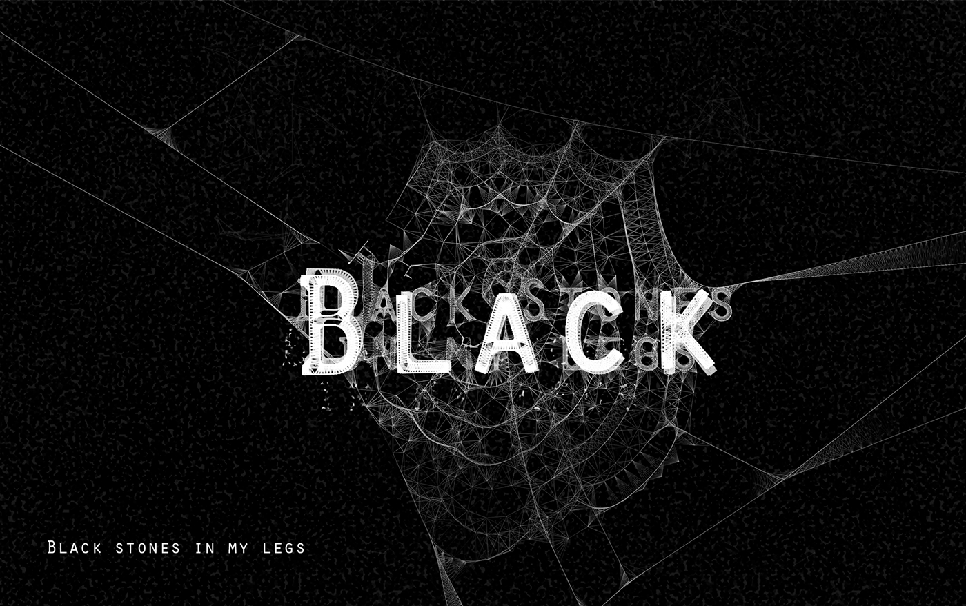 video Musical affix animation  black spider ILLUSTRATION  art direction  Rene Mooi Lyric video