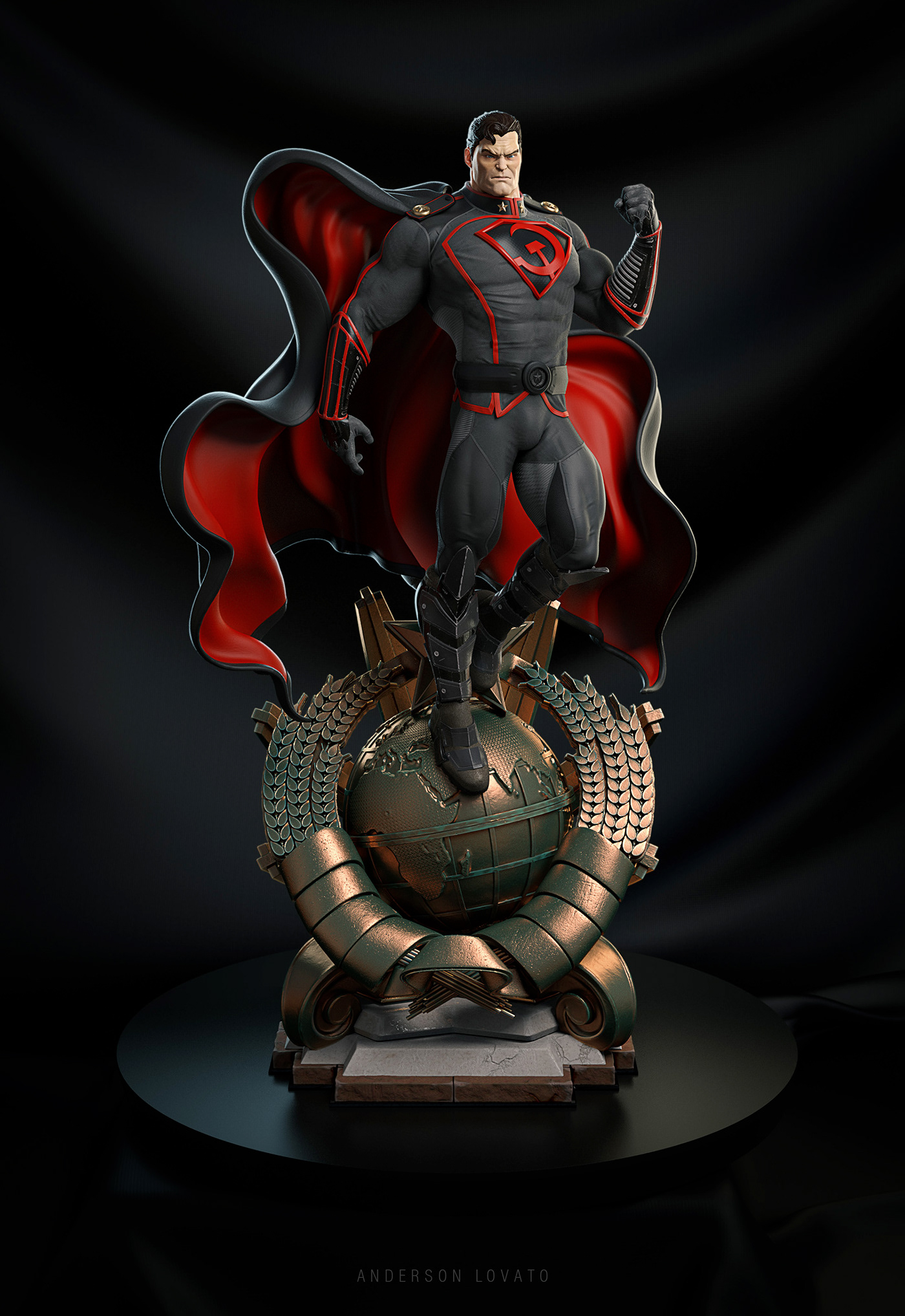 Character Hero collectible superman dc Sculpure Red Son marvel statue figure