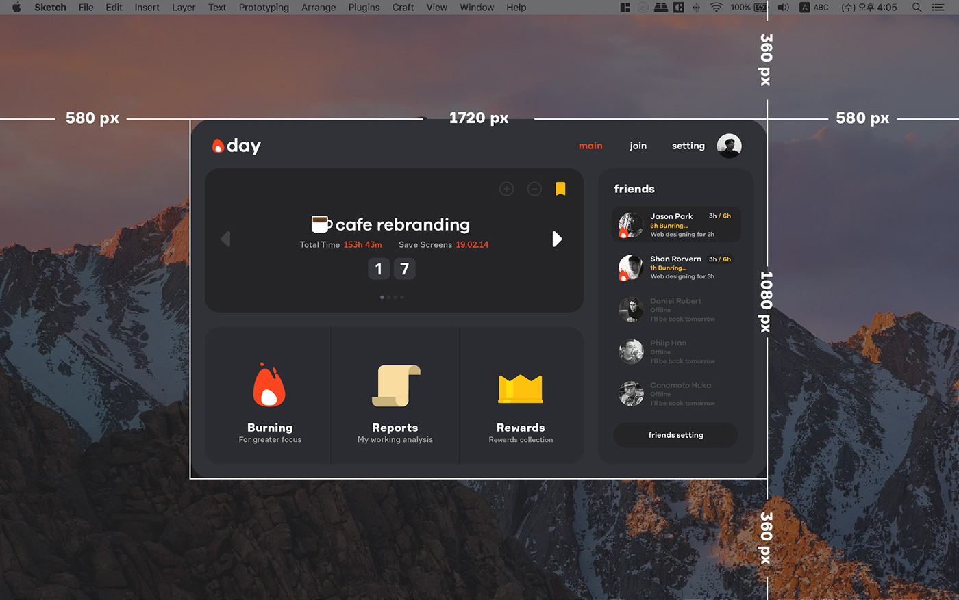 interaction dashboard burning burningday uxui UI GUI graphicdesign dasktop Laptop adobeawards