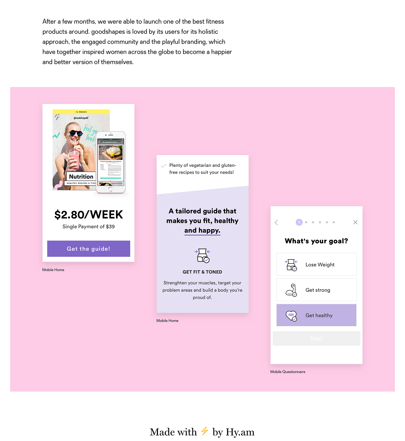 UI ux fitness Health sport girl colorful bold