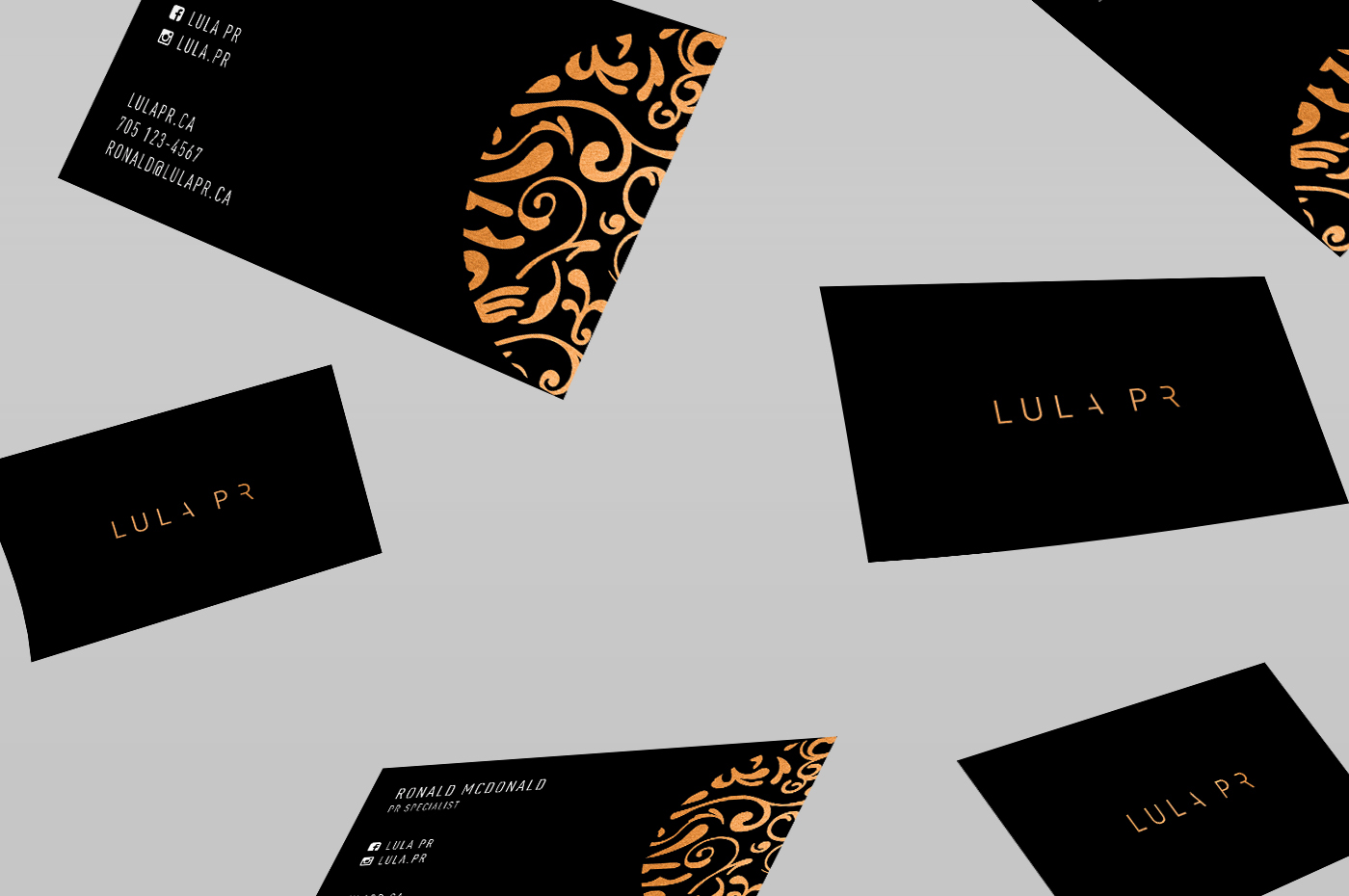 branding  design agency firm pr public relations letterhead business card