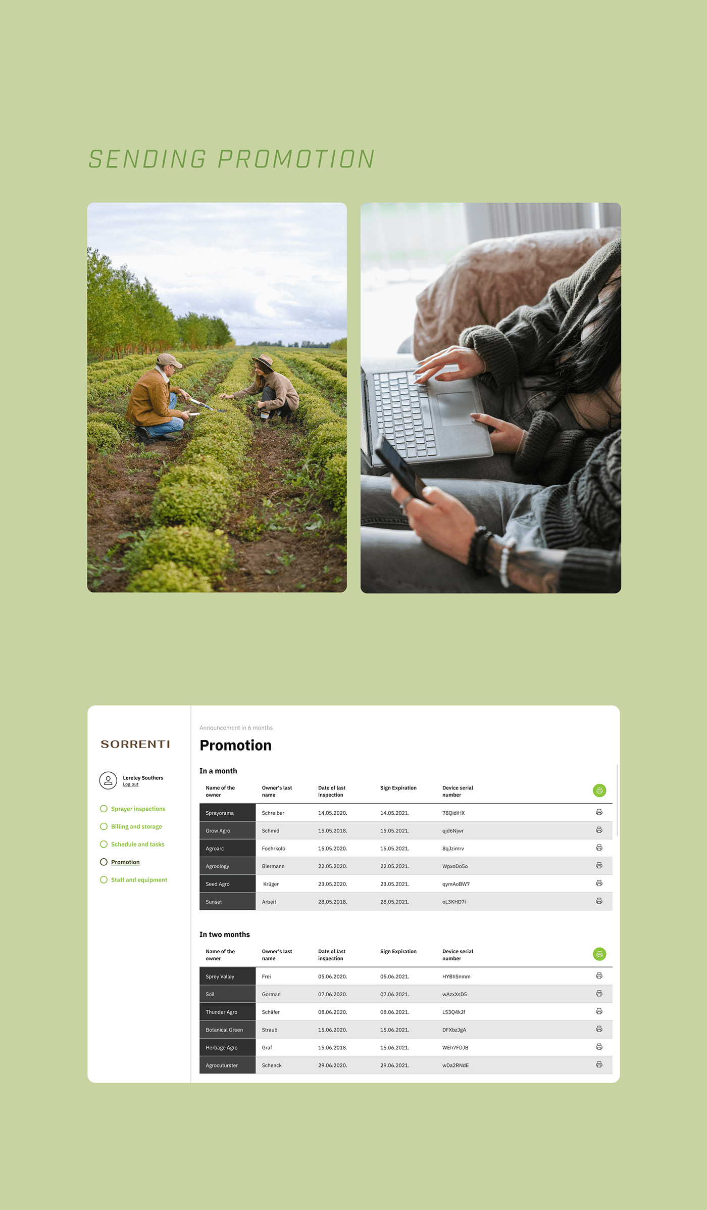 agriculture Agro dashboard desktop green pesticides product design  sprayer UI ux