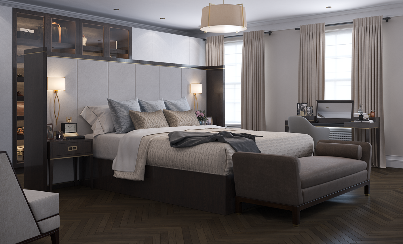 Cgi For A Master Bedroom London On Behance