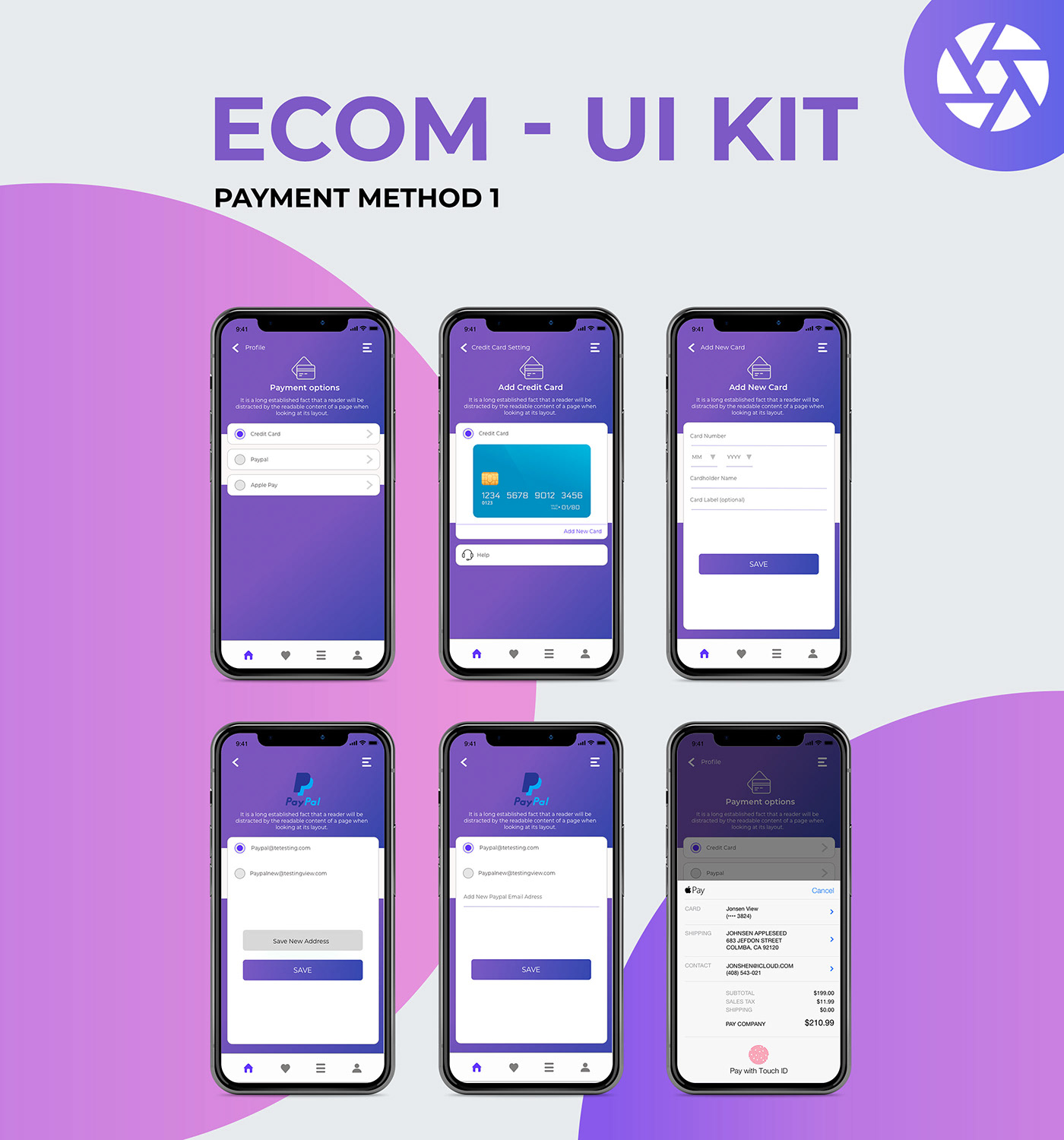 Commerce ui kit Ecommerce estore kit purchase sell UI