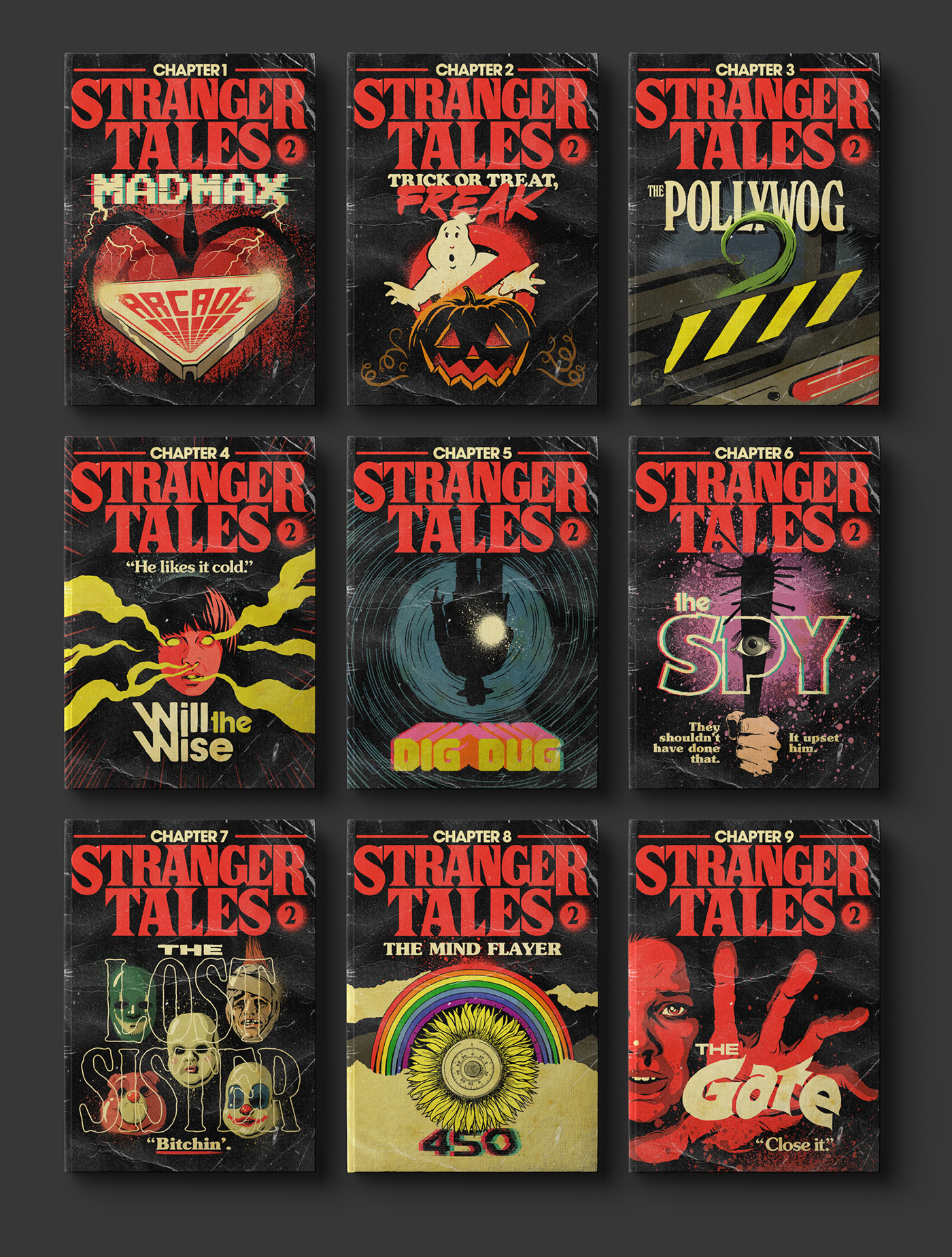 Stranger Things Netflix dario argento comic books Games Videogames atari vintage eerie