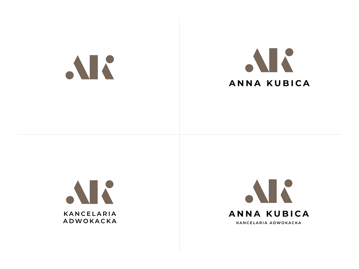 logo lawyer Office business advocate chambers Logotype pattern monogram initials