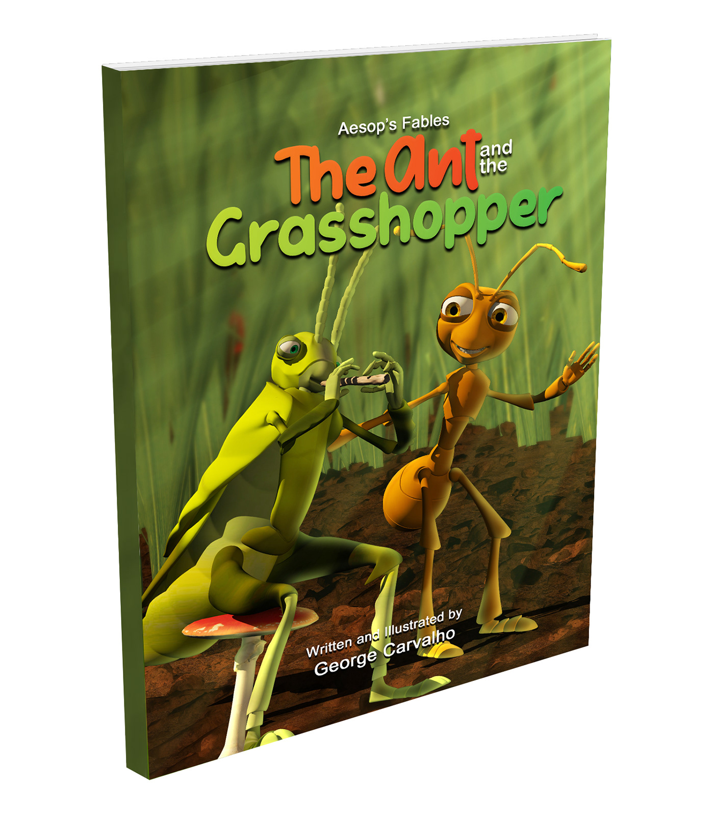Aesop's Fables The Ant and the Grasshopper on Behance