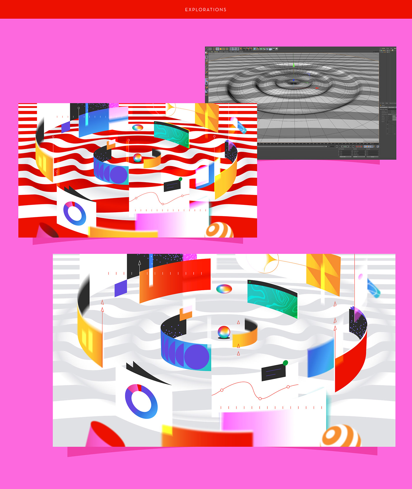 ILLUSTRATION  adobe Adobe Experience Cloud Adobe Illustration brand illustration colorful geometric geometric illustration Geometric Shapes hands