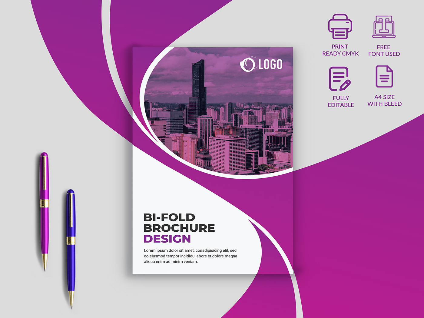 bi-fold-brochure-template-on-behance