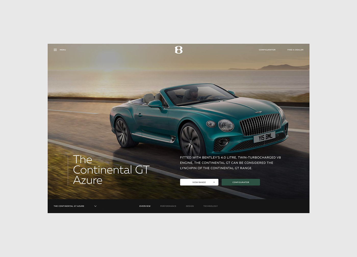car 3D CGI visualization ux UI animation  design Webdesign user interface