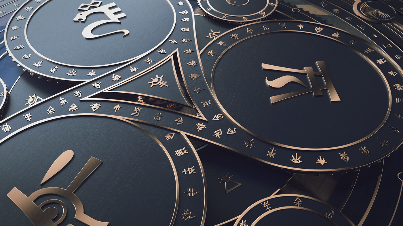 rune astrolabe Astro-navigation eldar concepts Magic Circle runes