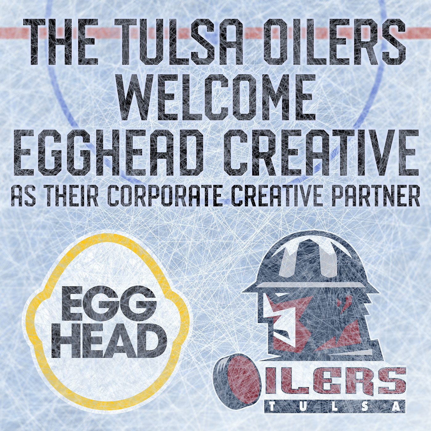 ECHL hockey ice NHL oklahoma partner puck sponsor sports tulsa