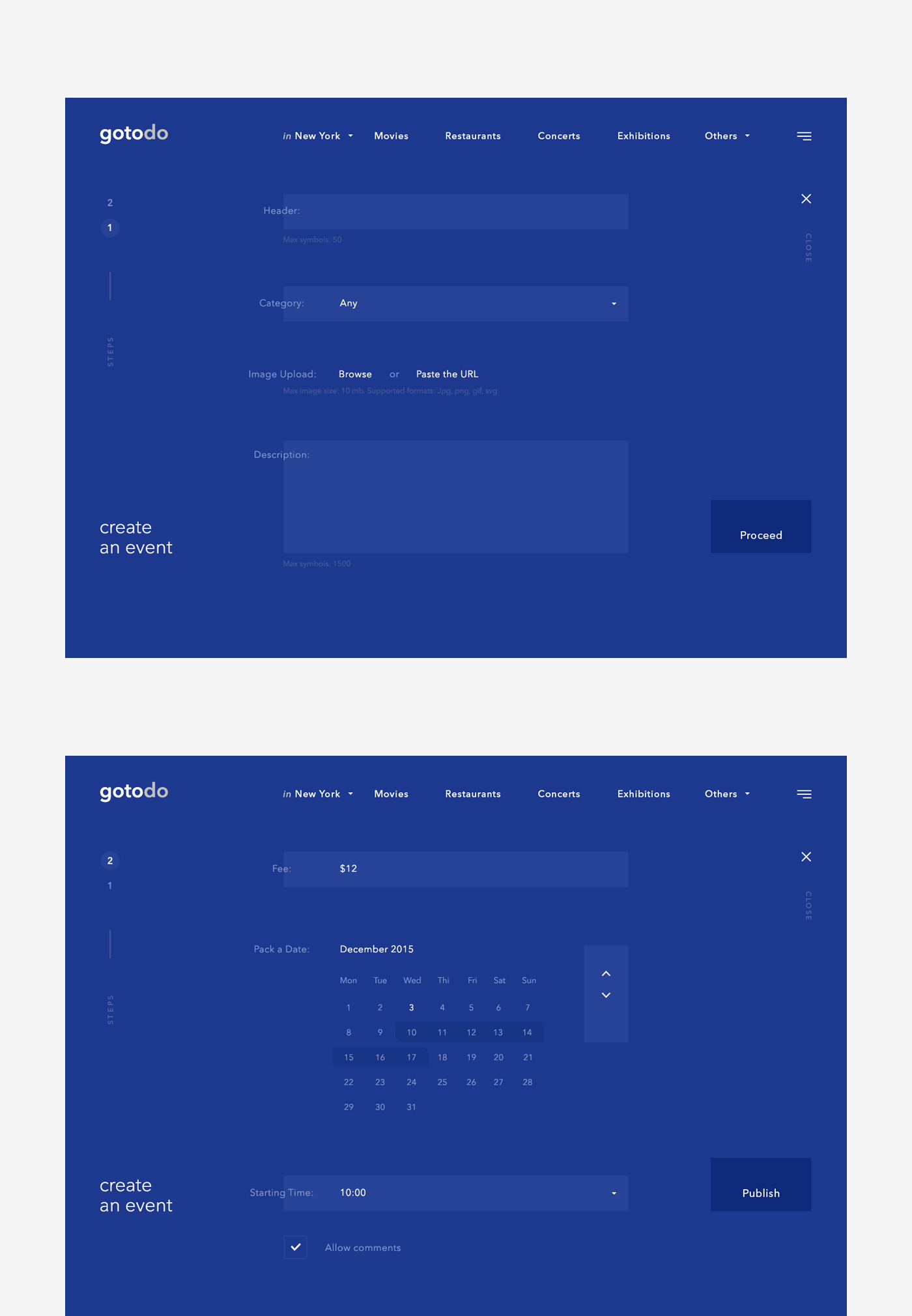flat UI ux material motion Website design graphic Interface portal