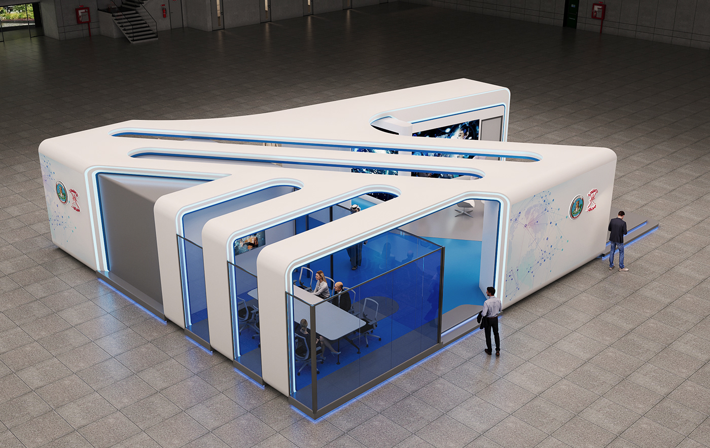 Exhibition Booth exhibition stand booth Stand stand design Technology booth stand booth stand design
