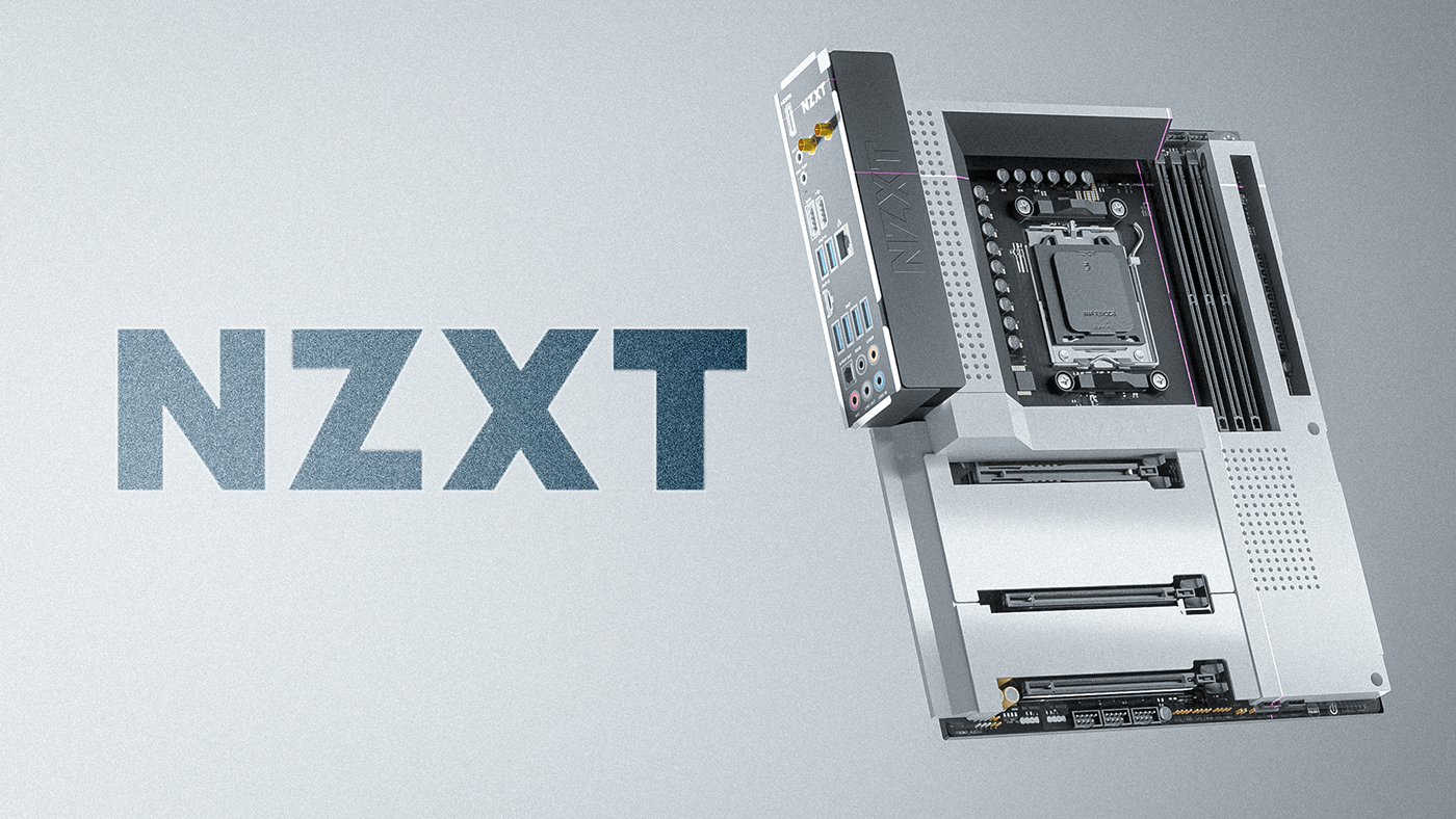 NZXT product design  рендер animation  blender modeling marketing  
